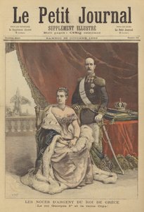 国王乔治一世和希腊女王奥尔加的银婚纪念日 作者 after Henri Meyer