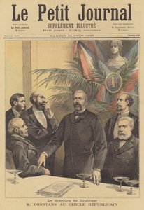 Jean Antoine Ernest Constans在图卢兹向Cercle共和党人致辞