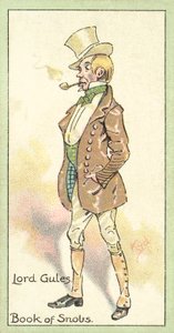 Gules勋爵，Snobs书（chromolitho） 作者 约瑟夫·克莱顿·克拉克之后