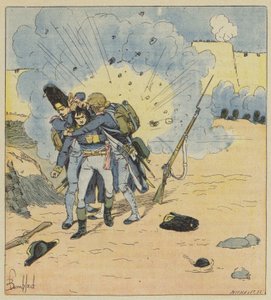 在Saint-Jean-d&39;Acre，手榴弹兵Daumesnil和Souchon为他们的尸体覆盖了Bonaparte？ 作者 在路易斯·查尔斯·轰炸之后