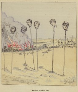1845年Atrocites hovas 作者 在路易斯·查尔斯·轰炸之后