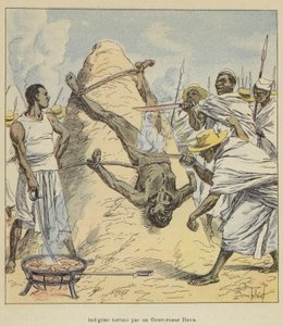 为Hova Gouverneur放纵酷刑 作者 在路易斯·查尔斯·轰炸之后