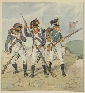 年轻卫队，1806年，征兵 - 格林纳迪尔，裁缝 - 格林纳迪尔，侧卫 - 亨特