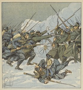 Boudot公司，第11个chasseurs，使用德国电池 作者 在路易斯·查尔斯·轰炸之后