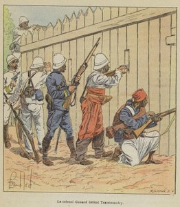 Le Colonel Gonard为Tsainimandry辩护 作者 在路易斯·查尔斯·轰炸之后