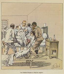 法国人在英国医院受伤 作者 after Louis Charles Bombled