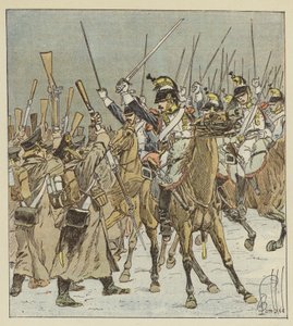 杜默克的胸甲骑兵制造了1800名俄罗斯囚犯 作者 在路易斯·查尔斯·轰炸之后