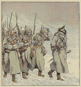 3月俄罗斯步兵在满洲里 作者 在路易斯·查尔斯·轰炸之后