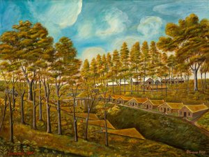 早期营地的挖坑 作者 在奥洛夫克兰斯斯坦利马祖尔之后