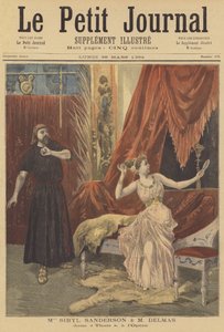 Sibyl Sanderson和Jean-Francois Delmas在泰国巴黎歌剧院 作者 在Oswaldo Tofani之后