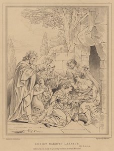 基督raiseth Lazarus，卢克