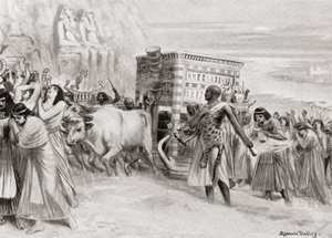 古希腊十九世纪的葬礼游行，来自哈钦森的国家历史，1915年
