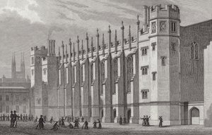 新大厅，基督医院，1828年 作者 牧羊人之后的托马斯·霍斯默