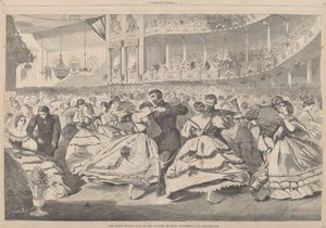 1863年11月5日在音乐学院举办的俄罗斯大舞会 作者 在温斯洛荷马之后
