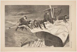 海上过冬--欣赏海岸风光 作者 Harper and Bros.，纽约，纽约，美国