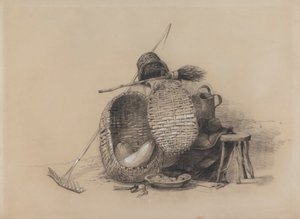 静物与耙子