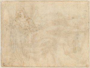 跪着的女人[背面] 作者 叫 Bertoia Jacopo Zanguidi