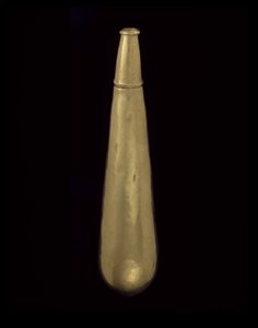 泪状古柯瓶，公元200-1600年（金色）