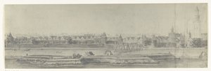坎彭景色，1672 年
Adam Frans van der Meulen 1672 年绘制的法国入侵荷兰的图画照片，保存在戈贝兰博物馆（系列名称）