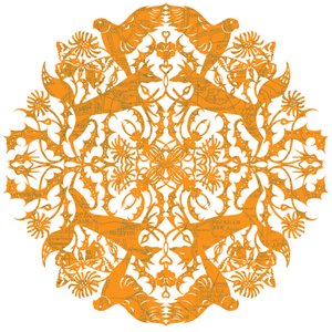 马戏团》，2012 年（丝网印刷） 作者 朱莉娅·麦肯齐（Julia McKenzie）