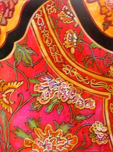 中式外套正面，2012 年（混合媒介） 作者 琳达·亚瑟（Linda Arthur）