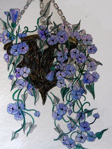 挂花，2014 年（水彩、水墨） 作者 琳达·亚瑟（Linda Arthur）
