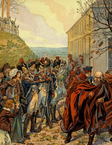 拿破仑一世 (1769-1821) 政变：雾月 19 日（11 月 10 日）从五美分委员会（Five Cents）（500 间客房）起飞 作者 Onfray de Breville Jacques Job的化名