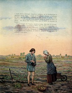 中世纪法国的历史（Middle Ages）：国王路易十一说谨慎（1423-1483）建立了天使的祈祷。 Jacques Marie Gaston Onfray de Breville dit JOB 的插图 (1858-1931) 作者 Onfray de Breville Jacques Job的化名