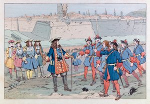 Jacques Marie Gaston Onfray de Breville dit JOB (1858 - 1931)； 插图取自《Les epees de France》一书：Le marechal de Villars 于 8 月 27 日接管了杜埃市 作者 Onfray de Breville Jacques Job的化名