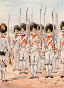 Jacques Marie Gaston Onfroy de Breville dit JOB (1858-1931) - 法国军队的装备：奥尔良步兵团的掷弹兵（1765 - 1775），私人收藏 作者 Onfray de Breville Jacques Job的化名