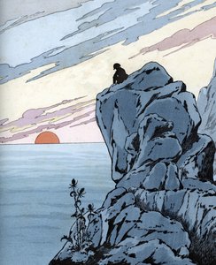 流亡圣赫勒拿岛的拿破仑一世（1815 年） 作者 Onfray de Breville Jacques Job的化名