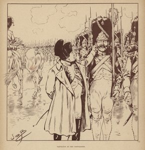 拿破仑和他的榴弹兵（平版画 作者 Onfray de Breville Jacques Job的化名
