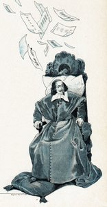 红衣主教朱尔-马扎然（Giulio Raimondo Mazzarino或Mazarino）的画像 作者 Onfray de Breville Jacques Job的化名