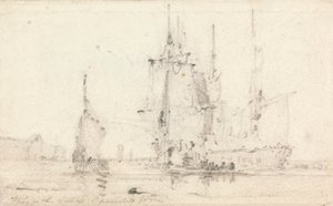 靠近海岸的船只 作者 unknown artist
formerly John Constable