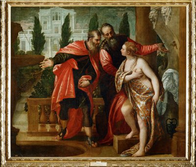 苏珊娜和长老（布面油画） 作者 (1528 88) 委罗内塞