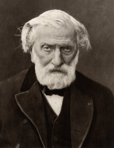 (安布罗斯-托马斯（Charles Louis）（1811-1896 年），法国作曲家，1871 年起担任巴黎音乐学院院长（黑白照片） 作者 (1820 1910) Nadar