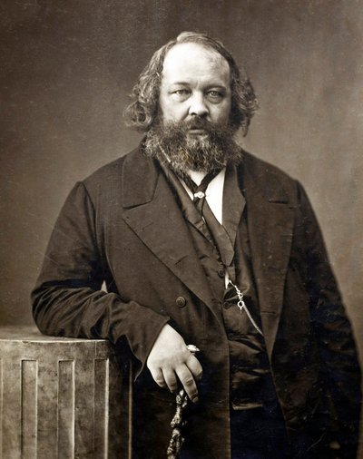米歇尔·巴枯宁（Bakunin）（1814-1876）的肖像，俄罗斯无政府主义者“米哈伊尔·亚历山德罗维奇·巴枯宁（1814-1876）的肖像”，纳达尔，加斯帕德-费利克斯（1820-1910），约 1860 年 - 白蛋白照片 - 私人收藏 作者 纳达尔