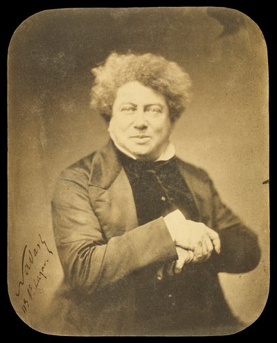 Portrait of Alexandre Dumas by Nadar 作者 纳达尔