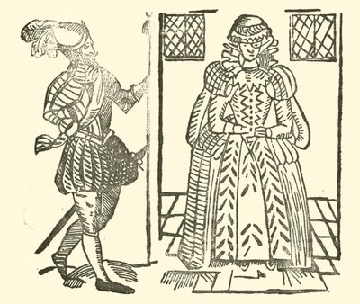 Illustration for The Roxburghe Ballads (woodcut) 作者 （之后）英语学校