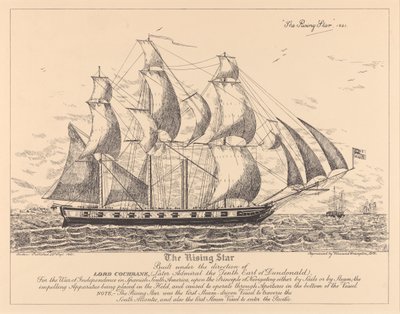 为西班牙南美独立战争建造的 "新星号"（1821 年 作者 （之后）英语学校
