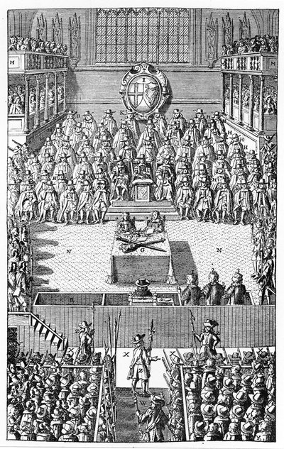 1649 年 1 月对查理一世的审判 作者 （之后）英语学校