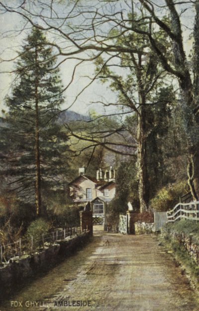 Fox Ghyll，安布尔塞德，湖区（彩色照片） 作者 （之后）英国摄影师