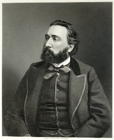 Léon Gambetta（雕刻）。 作者 （之后）英国摄影师