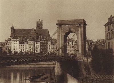 Pont Louis-Philippe 往右岸（黑白照片） 作者 （之后）法国摄影师