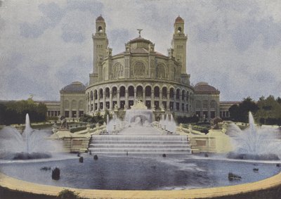巴黎，Trocadero（彩色照片）。 作者 （之后）法国摄影师