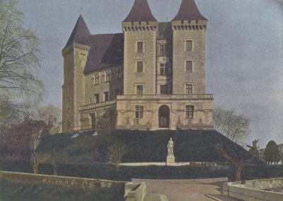 波城，Le Chateau（彩色照片）。 作者 （之后）法国摄影师