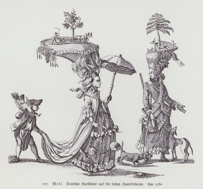 German cartoon lampooning women
