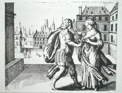Hermetic对话，来自Basil Valentine的《Azoth》（1659年），在19世纪末出版的魔法史中有插图（石印）。 作者 （之后）德国学校