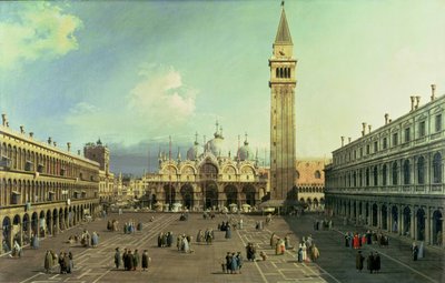 圣马可广场，威尼斯，17:30-35 作者 乔瓦尼·安东尼奥运河（Canaletto）