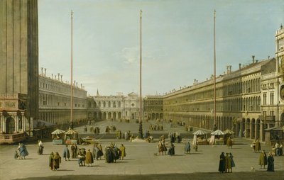 圣马可广场，1738-40 作者 乔瓦尼·安东尼奥运河（Canaletto）